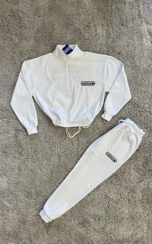 Chándal Mujer Adidas (Blanco)